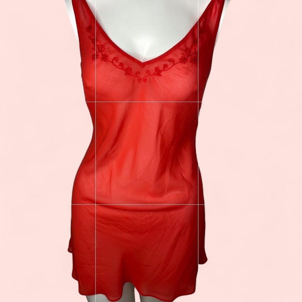Victoria's Secret Red Slip Dress